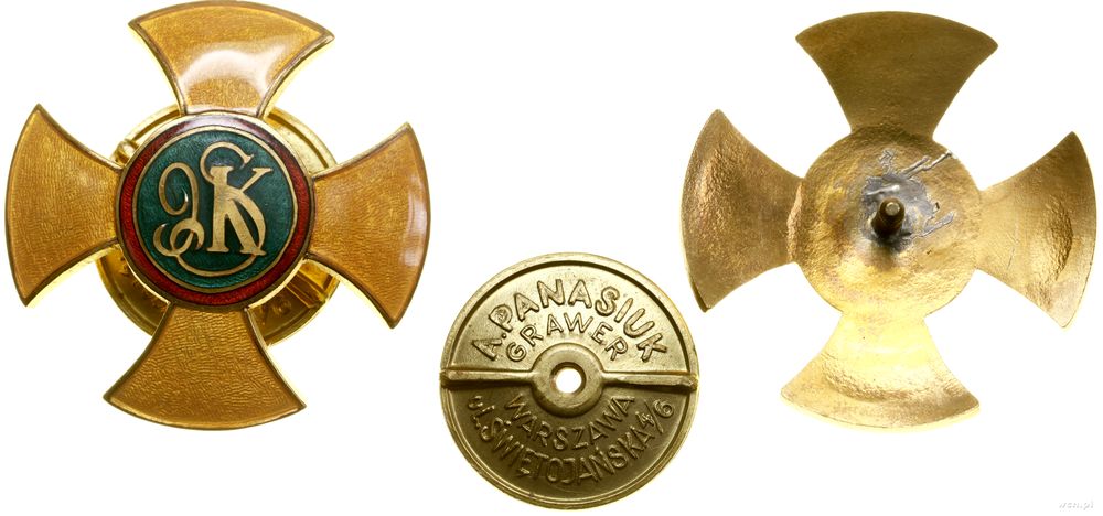 Polska, 9. Pułk Strzelców Konnych – oficerska odznaka pamiątkowa (kopia)