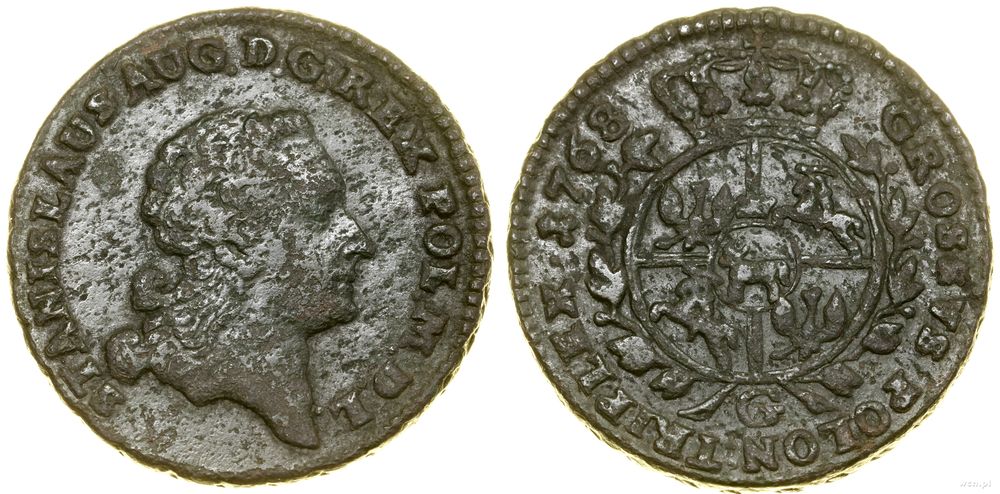 Polska, trojak, 1768