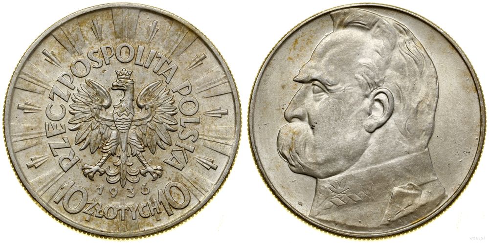 Polska, 10 złotych, 1936
