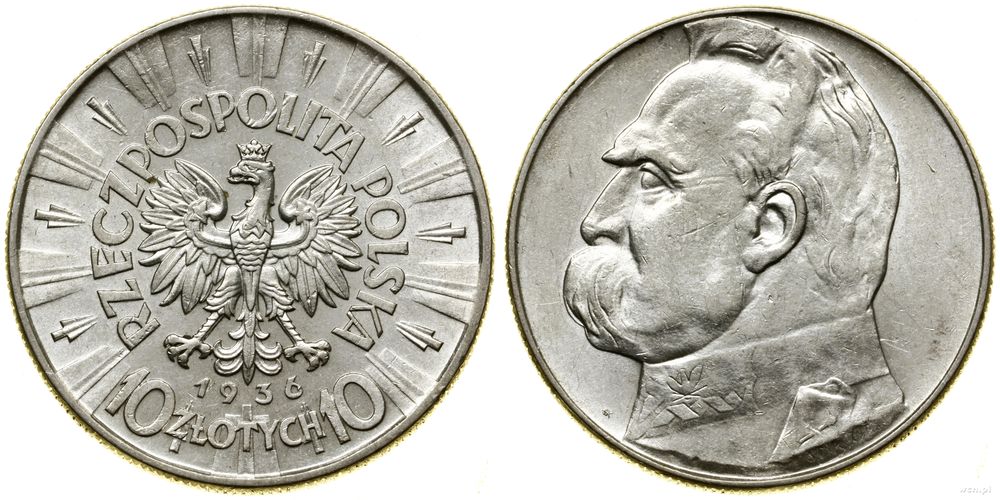 Polska, 10 złotych, 1936