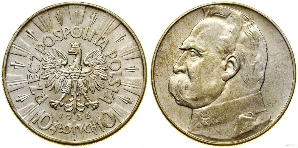 Polska, 10 złotych, 1936