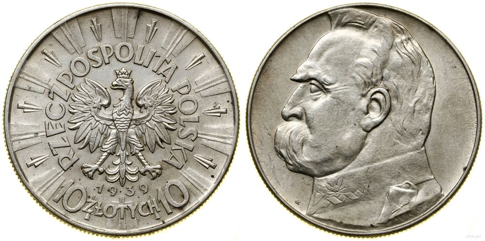 Polska, 10 złotych, 1939