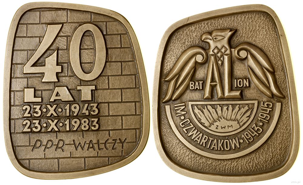 Polska, 40. rocznica akcji bojowej zorganizowanej przez Gwardię Ludową, 1983