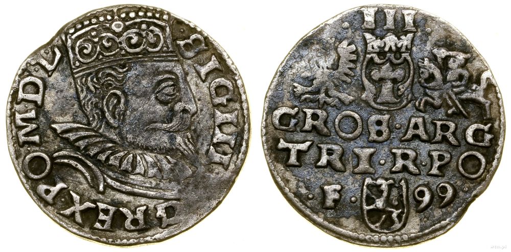 Polska, trojak, 1599
