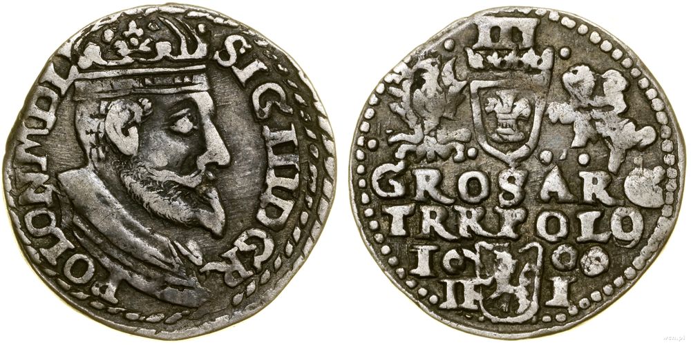 Polska, trojak, 1600