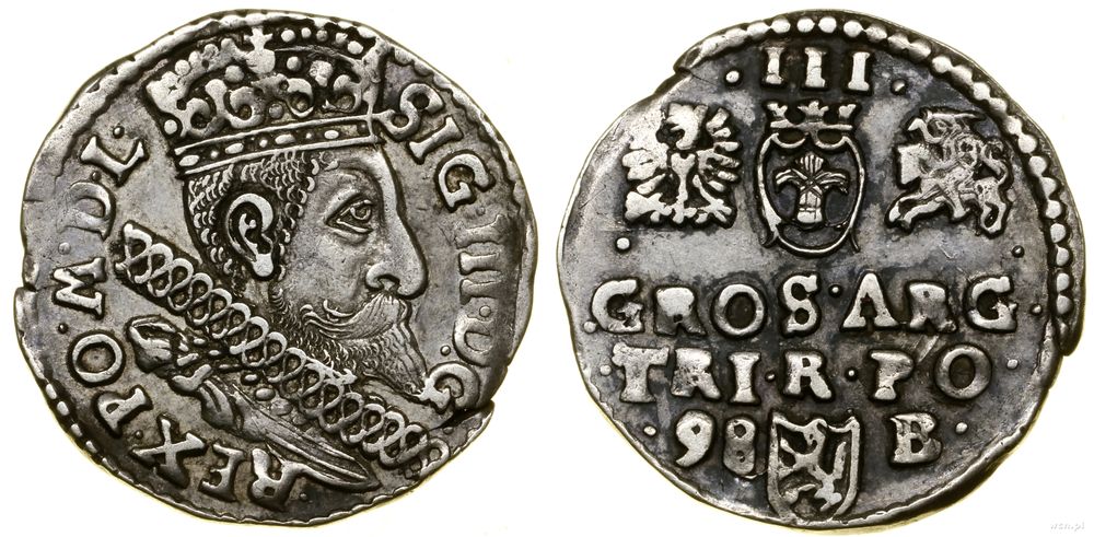 Polska, trojak, 1598