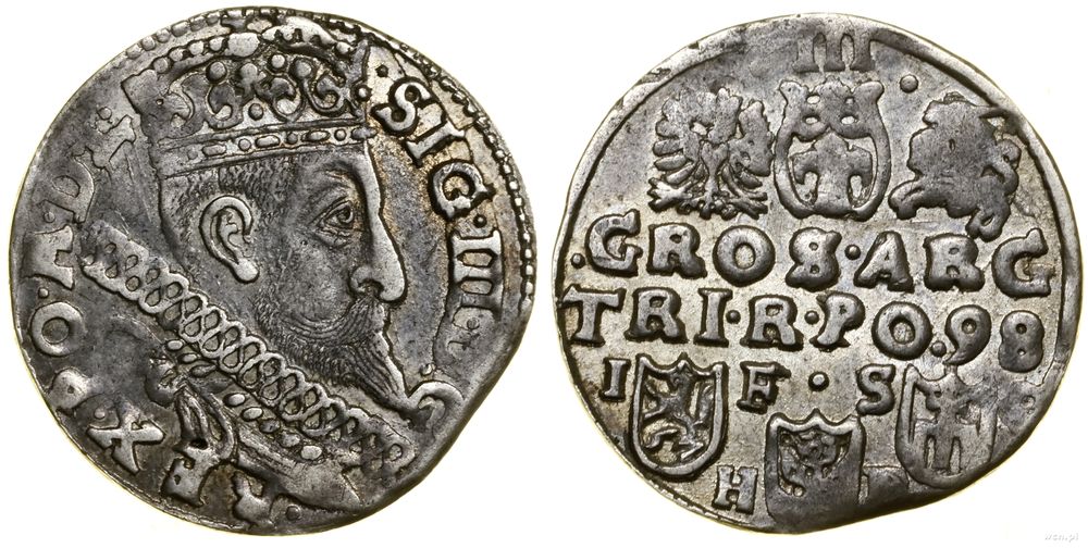 Polska, trojak, 1598