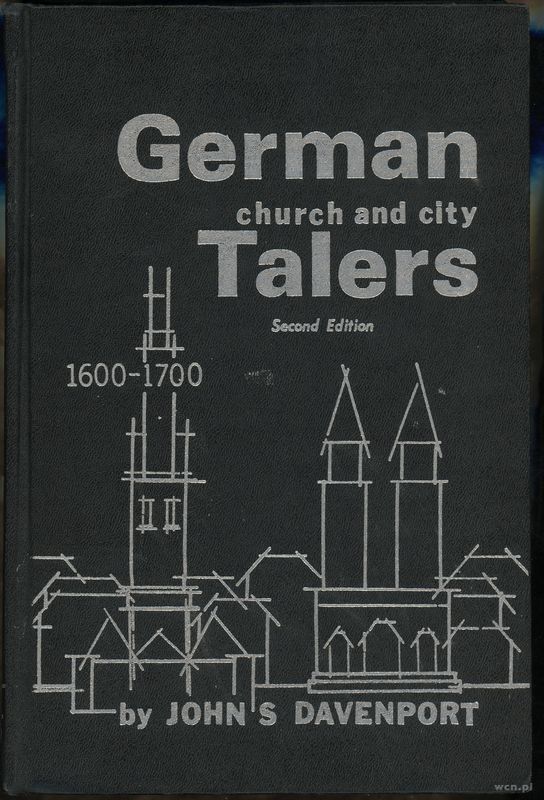 wydawnictwa zagraniczne, John S. Davenport – German Church and Talers 1600–1700, Galesburg 1975, 2...