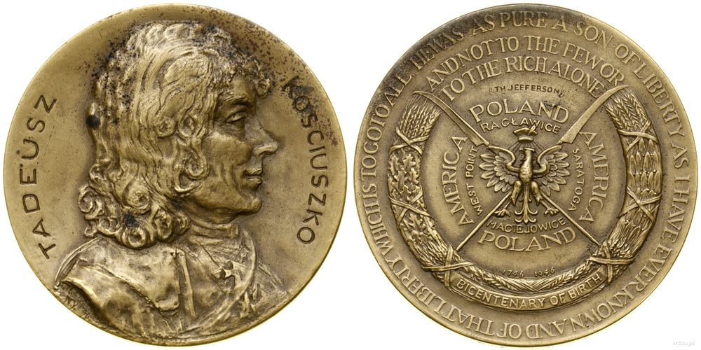 Polska, 200. rocznica urodzin Tadeusza Kościuszki, 1946