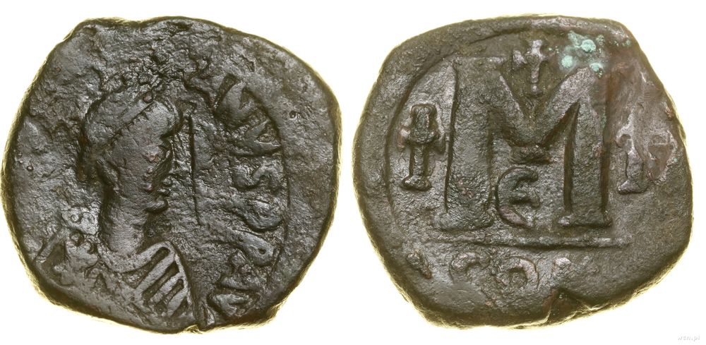 Bizancjum, follis, (527–565)