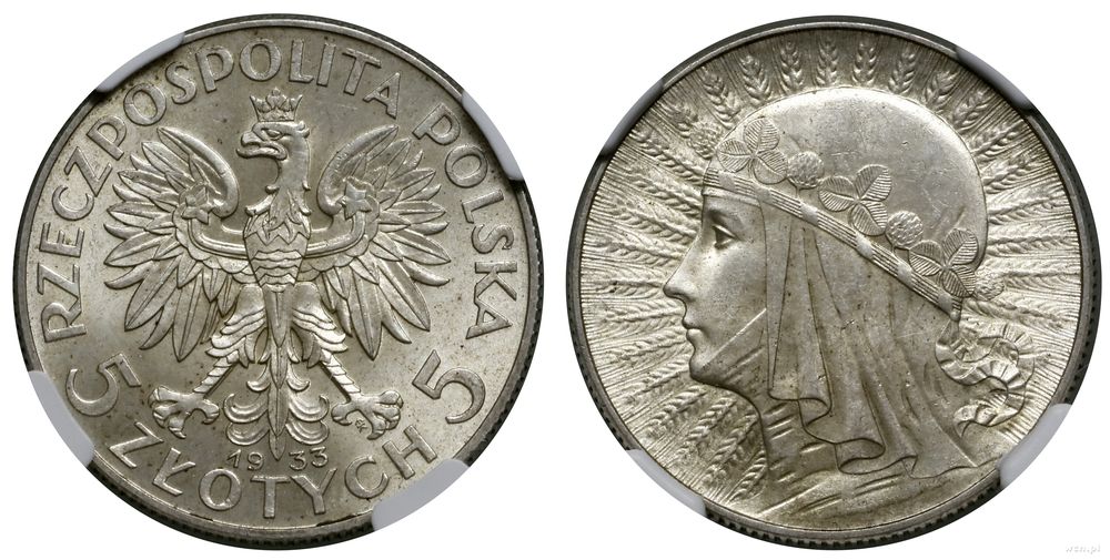 Polska, 5 złotych, 1933