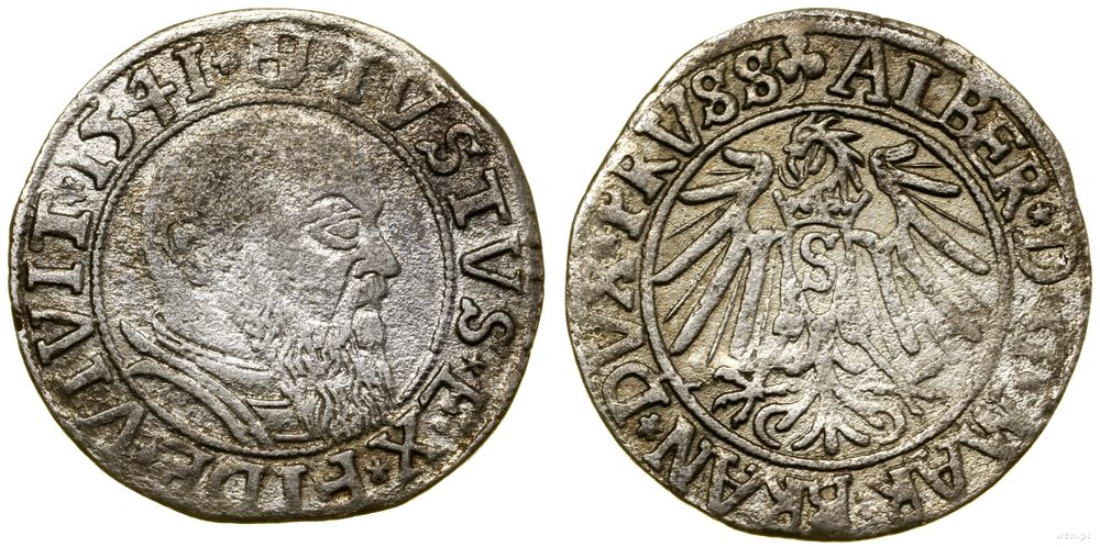 Prusy Książęce (1525–1657), grosz, 1541