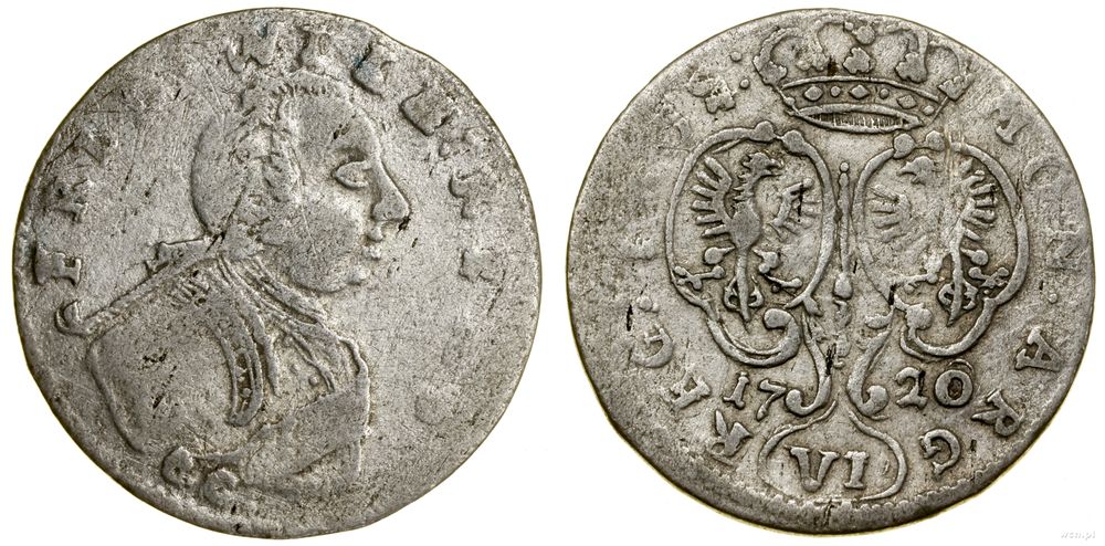 Niemcy, szóstak, 1720 CG