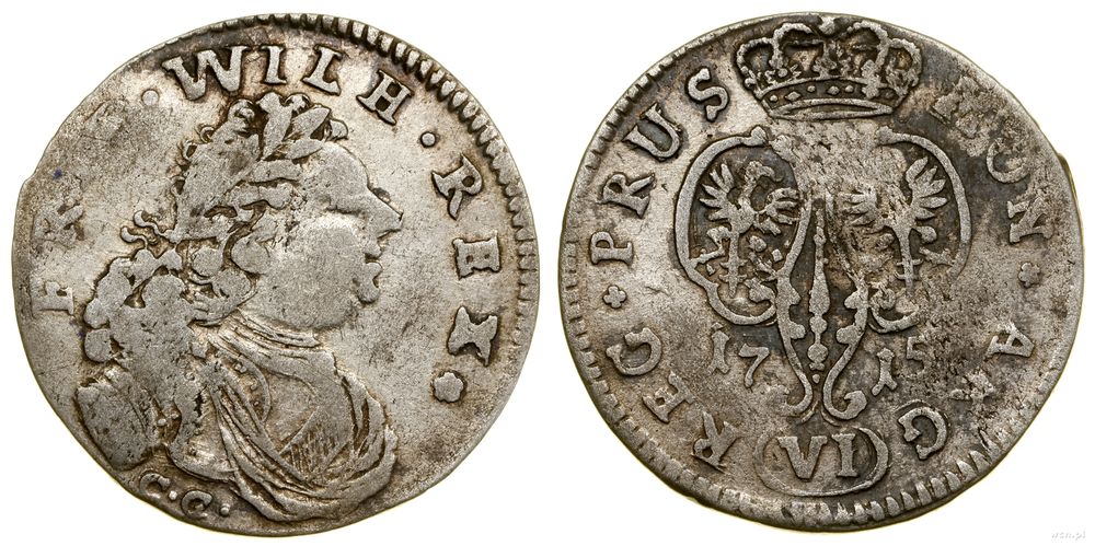 Niemcy, szóstak, 1715 CG