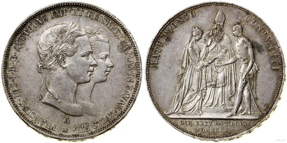 Austria, 2 guldeny, 1854 A