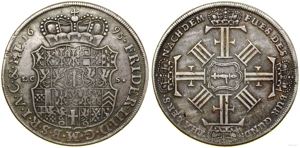 Niemcy, talar, 1695 LC-S