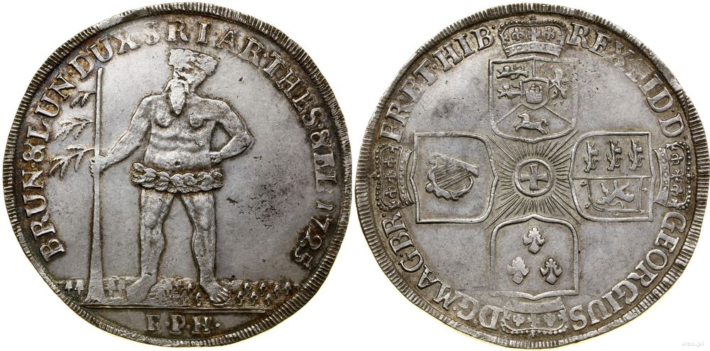 Niemcy, talar, 1725 EPH