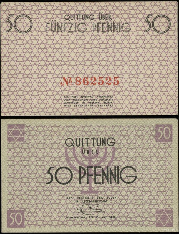 Polska, 50 fenigów, 15.05.1940