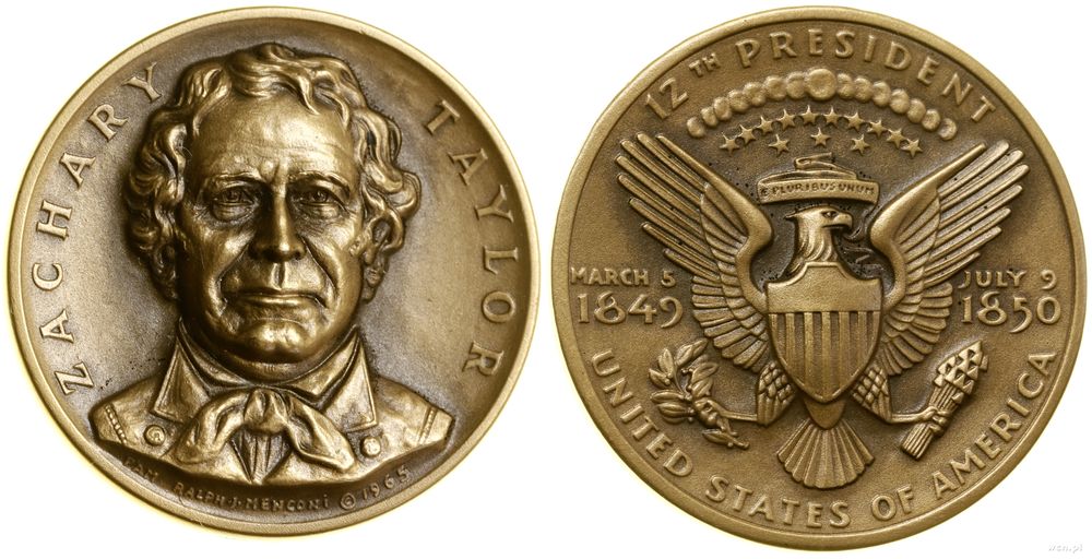 Stany Zjednoczone Ameryki (USA), Prezydenci Stanów Zjednoczonych – Zachary Taylor, 1965