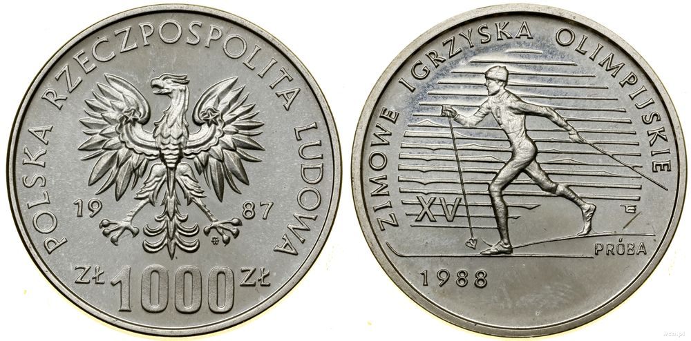 Polska, 1.000 złotych, 1987