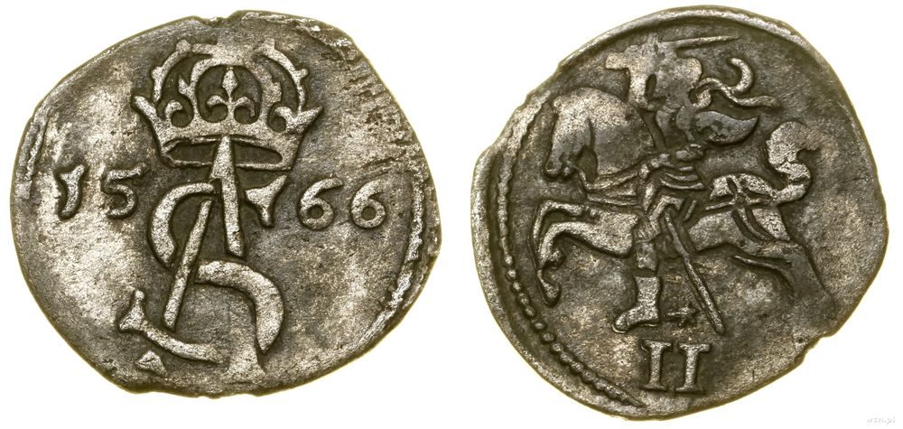 Polska, dwudenar, 1566