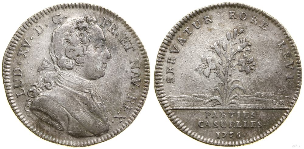Francja, żeton, 1726