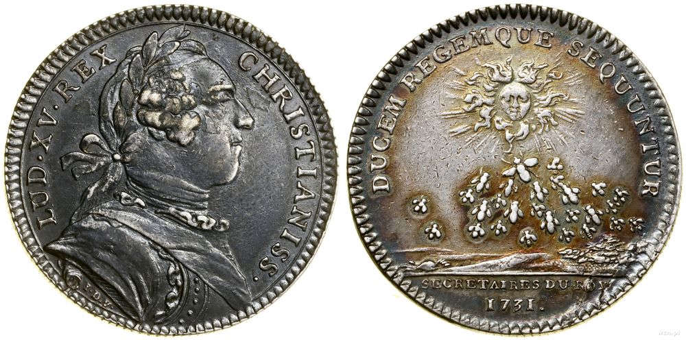 Francja, żeton, 1731