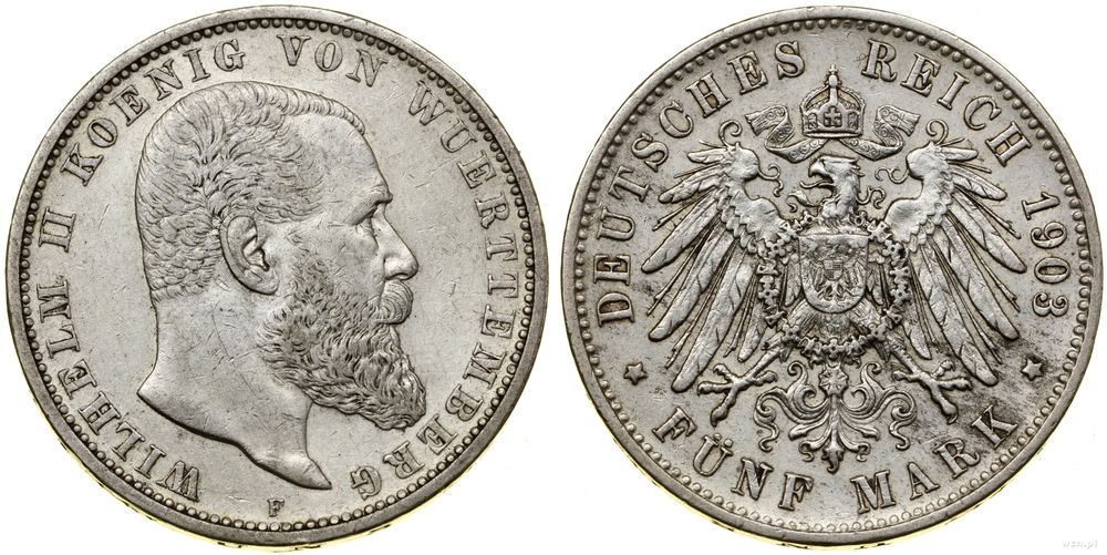Niemcy, 5 marek, 1903 F