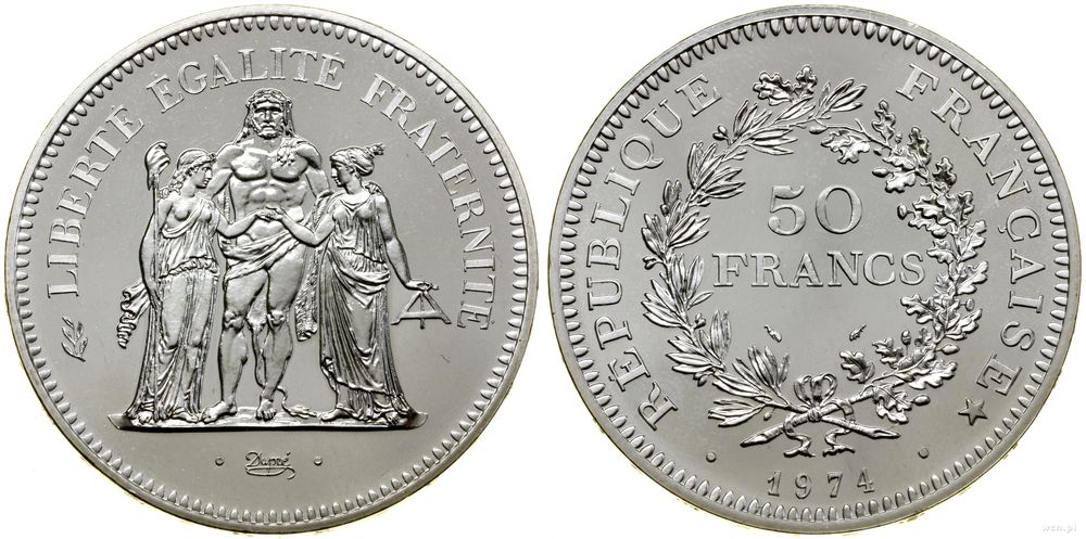 Francja, 50 franków, 1974