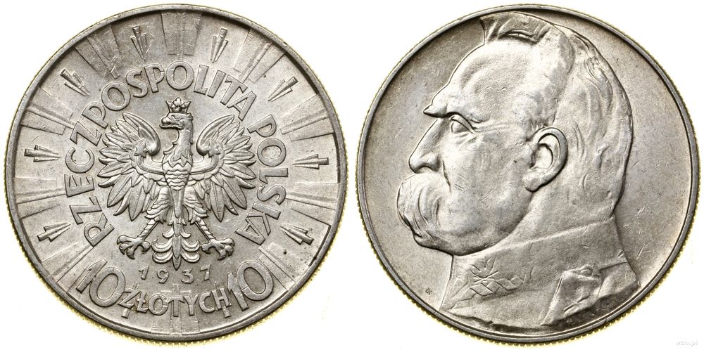 Polska, 10 złotych, 1937