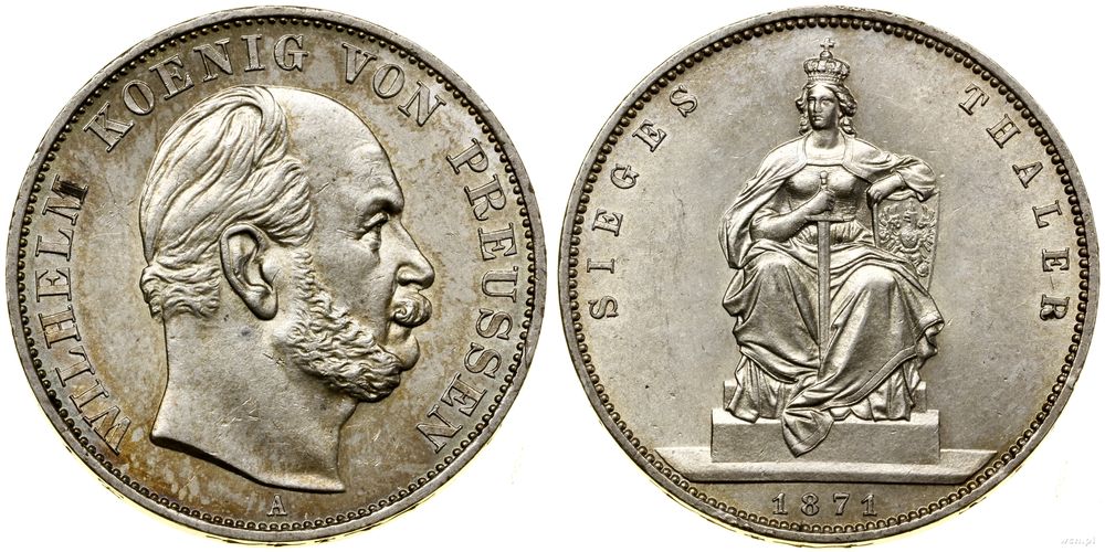 Niemcy, talar, 1871 A