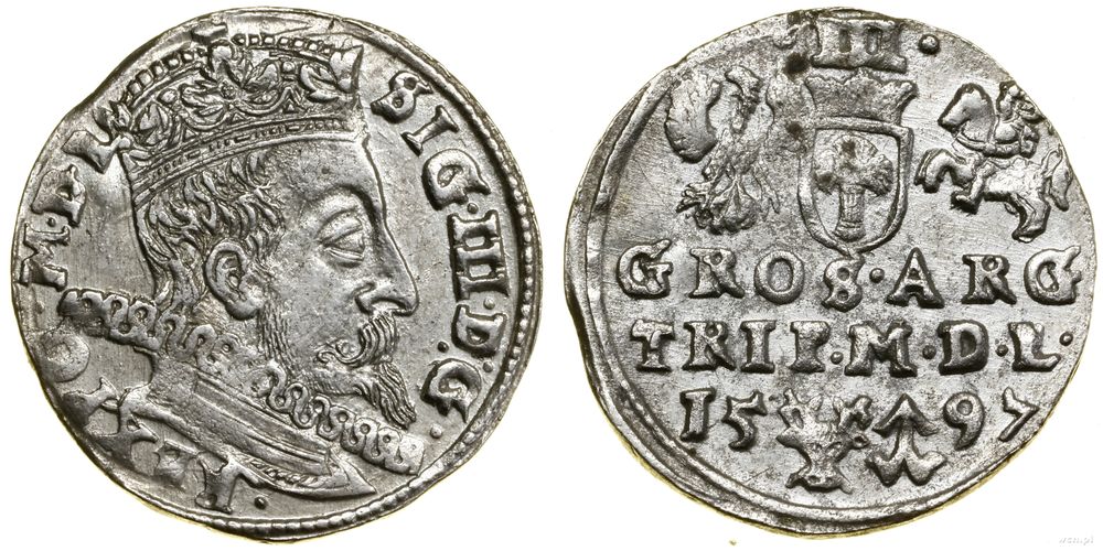 Polska, trojak, 1597