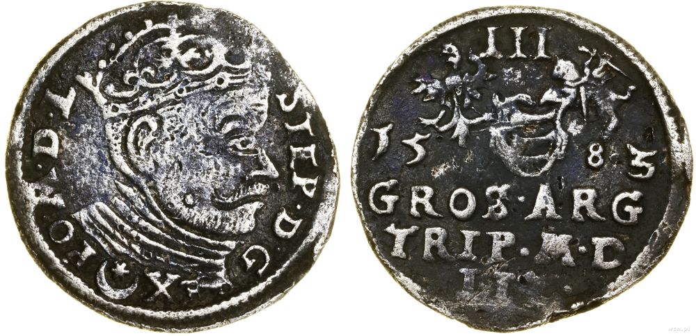 Polska, trojak, 1583