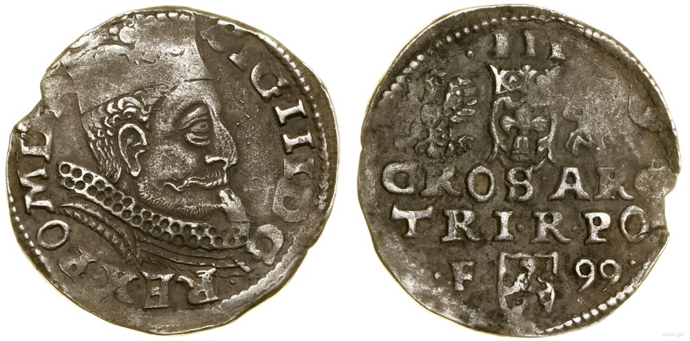 Polska, trojak, 1599