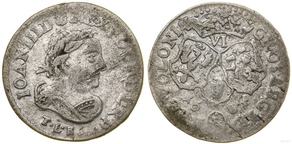 Polska, szóstak, 1684 TLB
