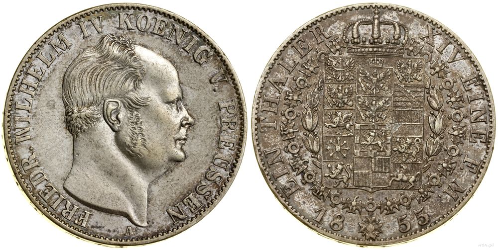 Niemcy, talar, 1855 A