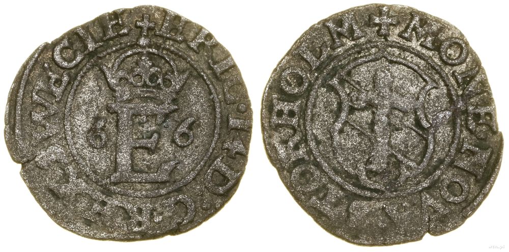 Szwecja, 1/2 öre, 1566