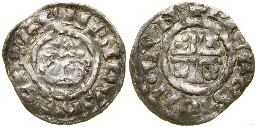Anglia, denar typu Short Cross, (1180–1189)