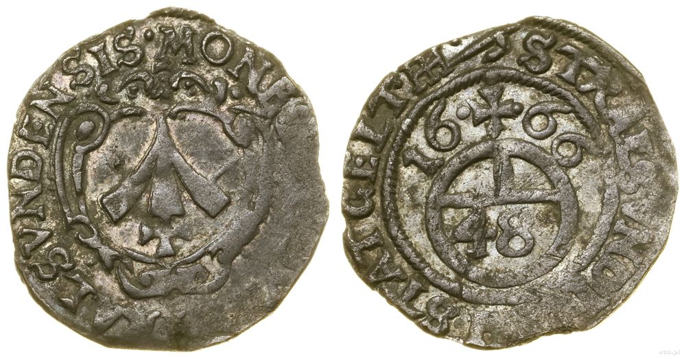 Pomorze, 1/48 talara, 1666