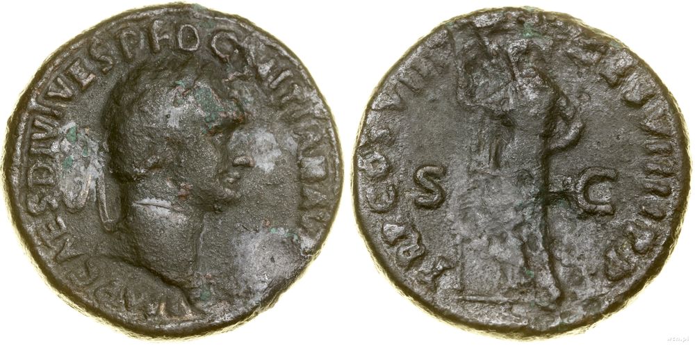Cesarstwo Rzymskie, sesterc, (82)