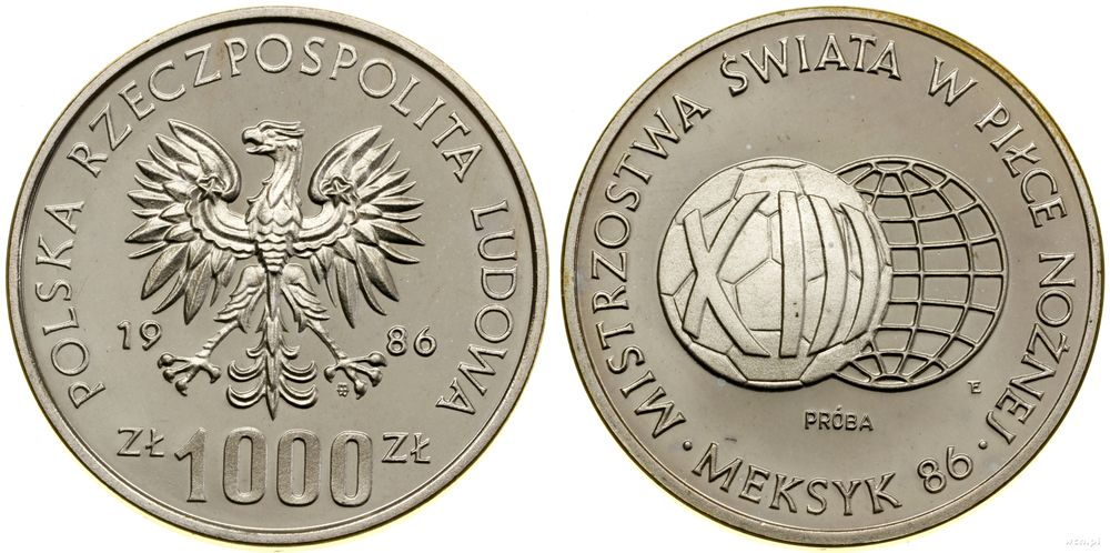 Polska, 1.000 złotych, 1986
