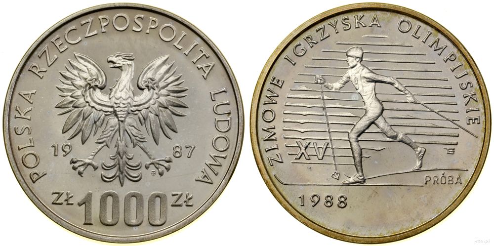 Polska, 1.000 złotych, 1987