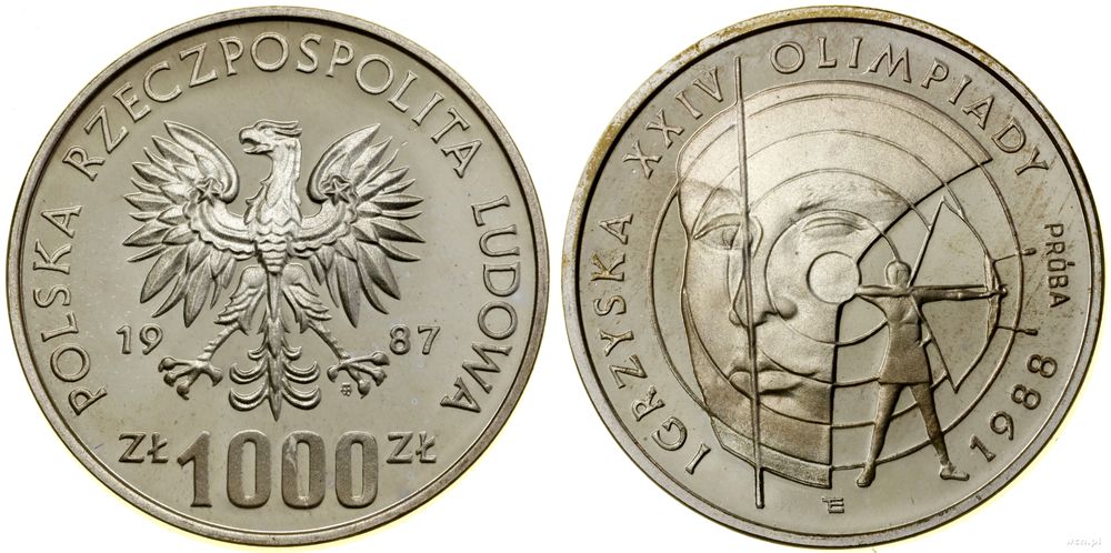 Polska, 1.000 złotych, 1987