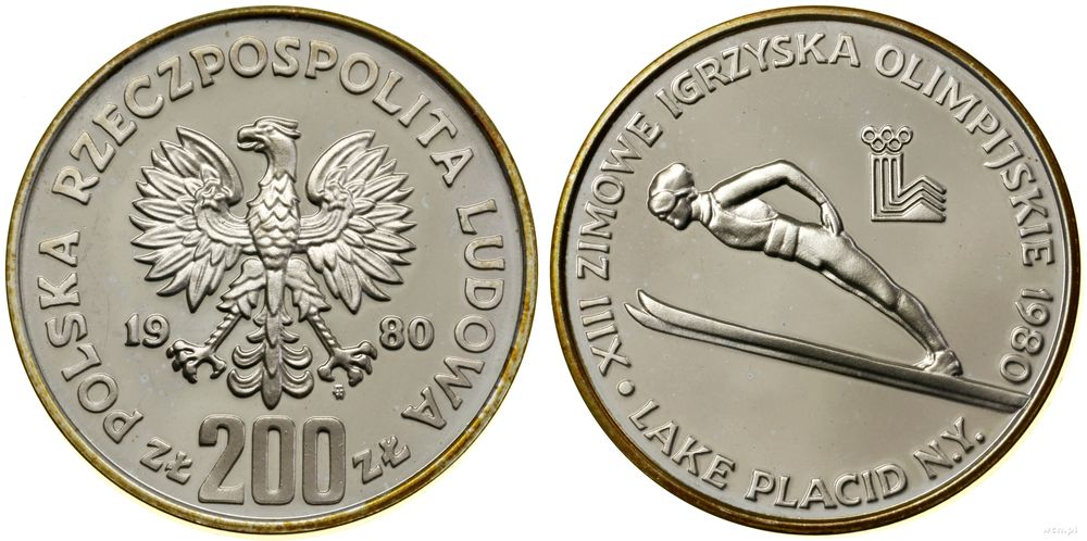 Polska, 200 zlotych, 1980