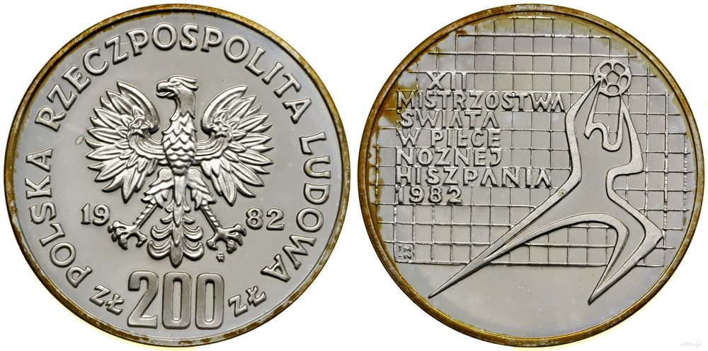 Polska, 200 złotych, 1982