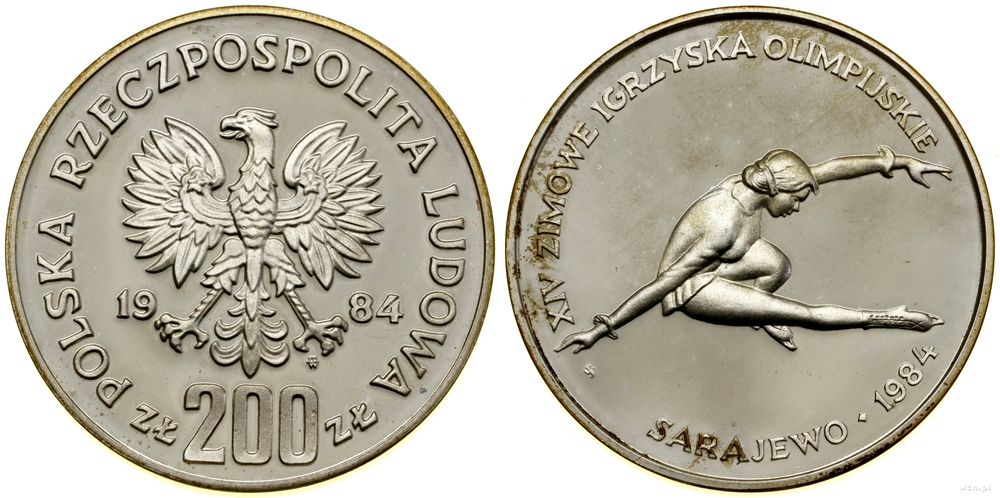 Polska, 200 złotych, 1984