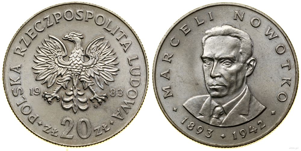 Polska, 20 złotych, 1983