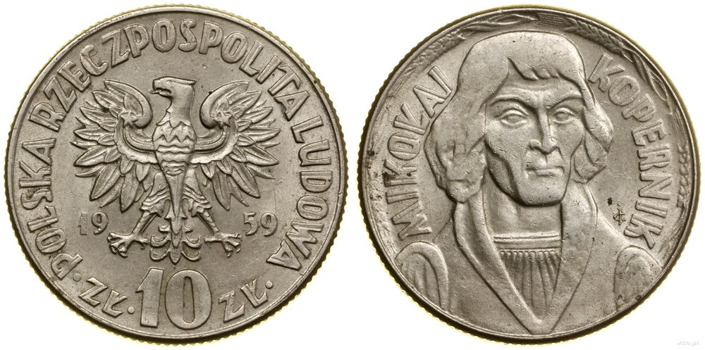 Polska, 10 złotych, 1959