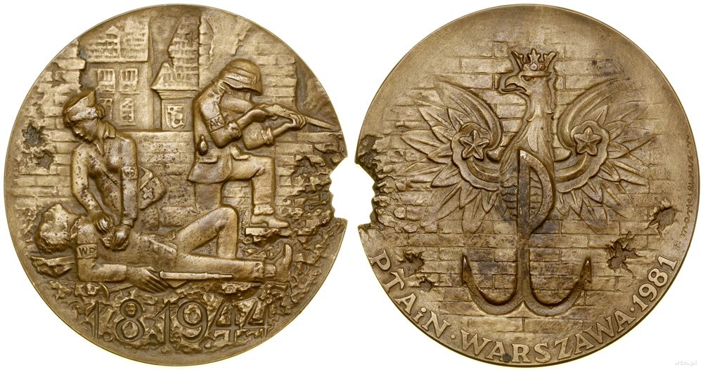 Polska, Medal Powstanie Warszawskie 1944, 1981
