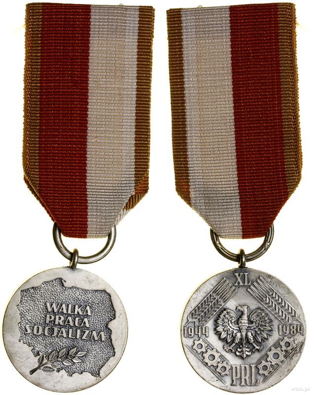 Polska, Medal 40-lecia Polski Ludowej, 1984